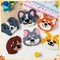 Puppy Punch Needle Coaster Kit - 6 Patterns Dog Punch Needle Embroidery Craft Kit, DIY Felting Coaster for Adults Beginners with Adhesive Yarns Fabric Felt Hoop Tools Instruction